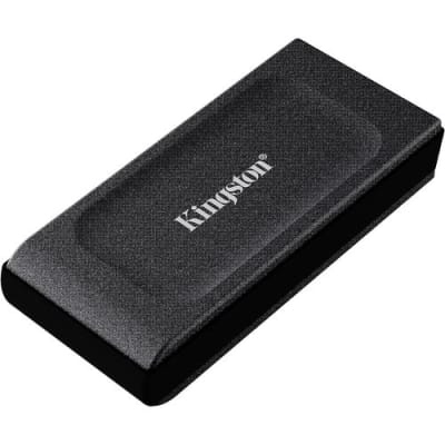 Unidad SSD Externo Kingston XS1000 2TB USB3.2 Gen2 Lec1050MBs Esc1000MBs Negro1