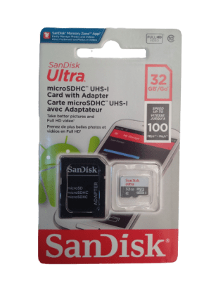 Tarjeta Micro SD SanDisk 32gb clase 102