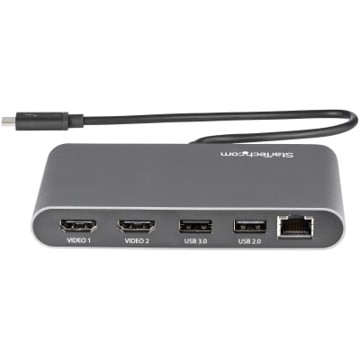 MINI DOCKING STATION STARTECH.COM THUNDERBOLT 3 USB 3.0 x2 HDMI x2 4K 60HZ RJ-45 GIGABIT1