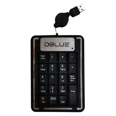 TECLADO NUMÉRICO USB RETRÁCTIL DBLUE DBK9A1