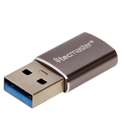 ADAPTADOR OTG TIPO-C HEMBRA A USB 3.0 MACHO TECMASTER TM-100538-GS