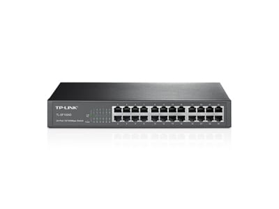 Switch TP-LINK TL-SF1024D 24 Puertos 10/100Mbps Auto MDI/MDIX Rackeable1
