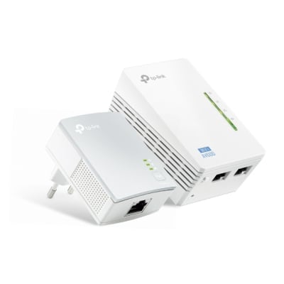 Kit Extensor Powerline Tp-link TL-WPA4220KIT WiFi AV600 300 Mbps