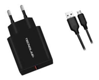 CARGADOR MICRO USB TECNOLAB QC 3.0A CERTIFICADO TL0451