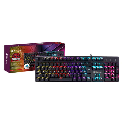 TECLADO MECÁNICO GAMER TARGET RAINBOW RGB TT-KBGA81
