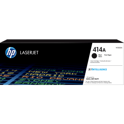 Tóner De Impresora Hp 414A 2400 Páginas Laserjet Pro M454Dn/M479Dw Negro1