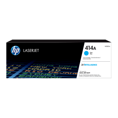Toner De Impresora Hp 414A Laserjet Pro M454Dn M479Dw 2100 Páginas Cyan1