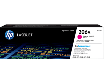 Toner De Impresora Hp 206A Laserjet M255Dw-Nw / M283Cdw 1250 Páginas Magenta1