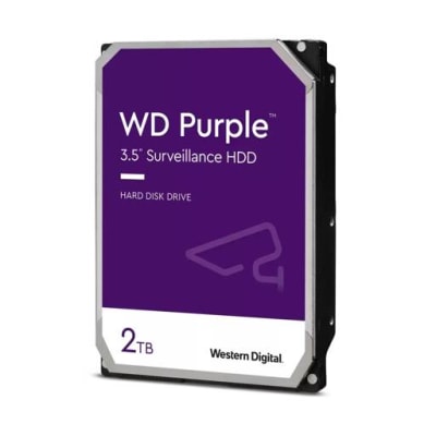 Disco Duro De Videovigilancia Wd Purple 2Tb 5400Rpm 64Mb Caché 3.5
