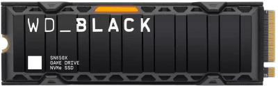 UNIDAD SSD WESTERN DIGITAL BLACK SN850 1TB M.2 2280 PCIe 4X4 LEC 7300MB/s E6600 MB/S1