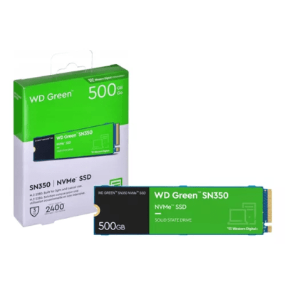 DISCO SSD WESTERN DIGITAL NVME PCIe 500GB 2400 Mbp/s WDS500G2G0C1