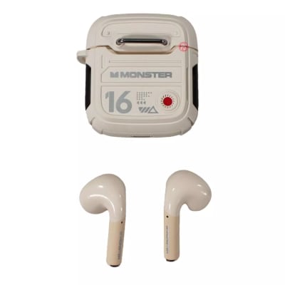 Audifonos Inalámbricos Monster Airmars Xkt16 Bateria 20H Bt 5.3 Beige1
