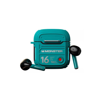 Audifonos Inalámbricos Monster Airmars Xkt16 Bateria 20H Bt 5.4 Verde1