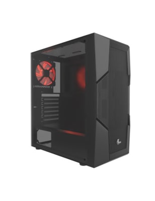 GABINETE GAMER XTECH PHOBOS MID-TOWER VIDRIO TEMPLADO 2 USB 2.0 1 USB 3.0 JACK 3.5MM1