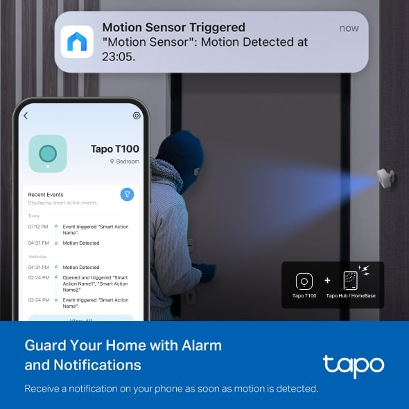 Sensor de Movimiento Inteligente Tp-link Tapo T1004