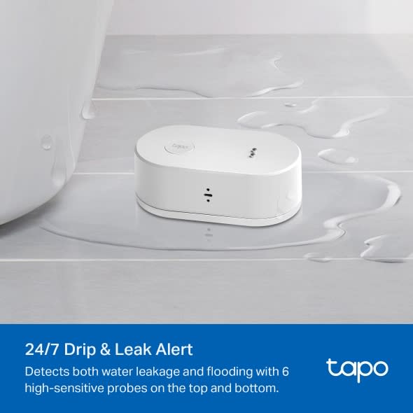 Sensor de Fuga de Agua Inteligente Tp-Link T300 Ip67 90dB2