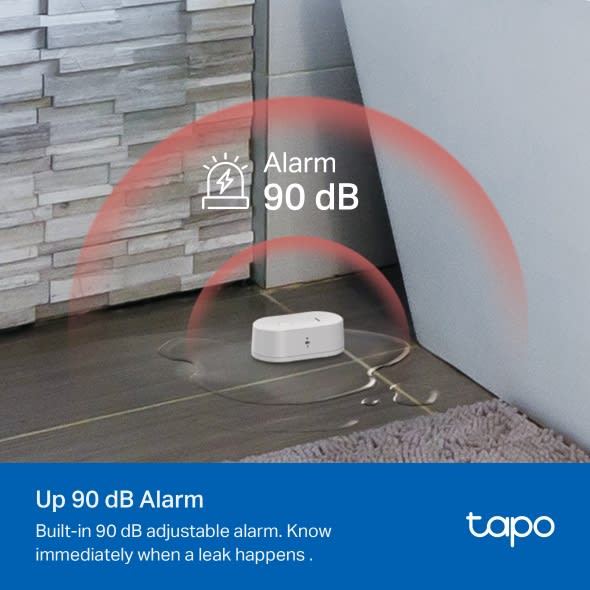 Sensor de Fuga de Agua Inteligente Tp-Link T300 Ip67 90dB7
