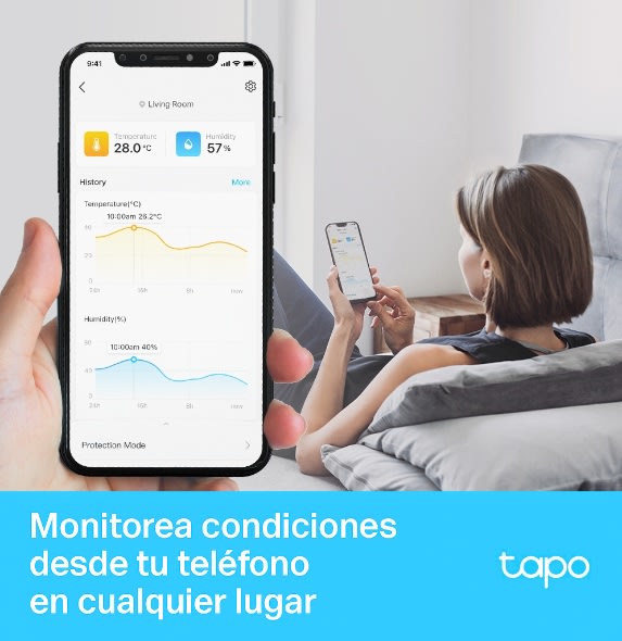 Monitor de Temperatura y Humedad Tp-link Tapo T3157
