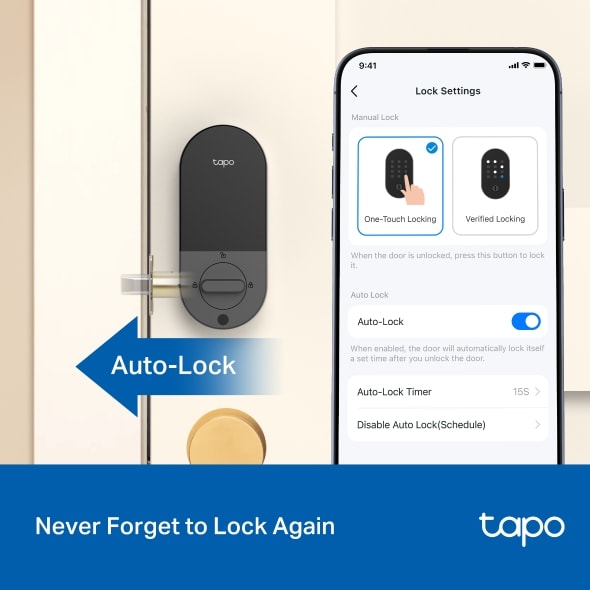 Cerradura Inteligente Tp-link Tapo DL100 para Puertas5