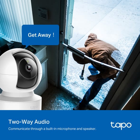 Cámara de Seguridad Tp-Link Tapo C222 2k QHD 360° y 110° Rj45 IA3