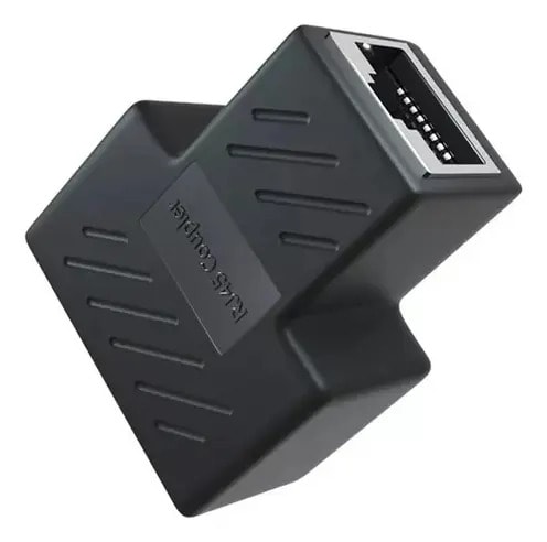 Adaptador Splitter Copla Rj45 Divisor 1 A 2 Vía Doble Puerto3