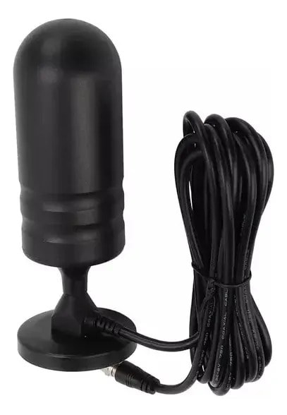 Antena Tv Digital Terrestre Interior Isdb-t Hd 30dbi Coaxial Base Magnética 3m 0