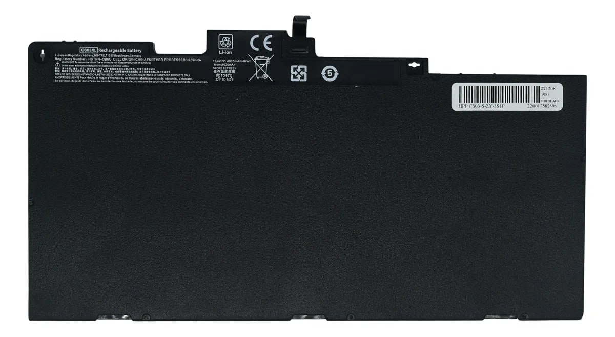 Bateria Alternativa Hp Cs03Xl Elitebook 745 G3 755 G3 840 G3 850 G3 11.4V 46Wh4