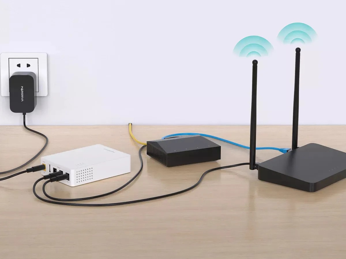 Mini Ups Marsiva Smart 1000 Mah Para Módem Router Usb Kp34
