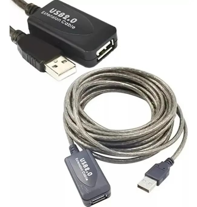 Cable Extensión Usb 2.0 Activo 15m Blindado Sin Perdida 0
