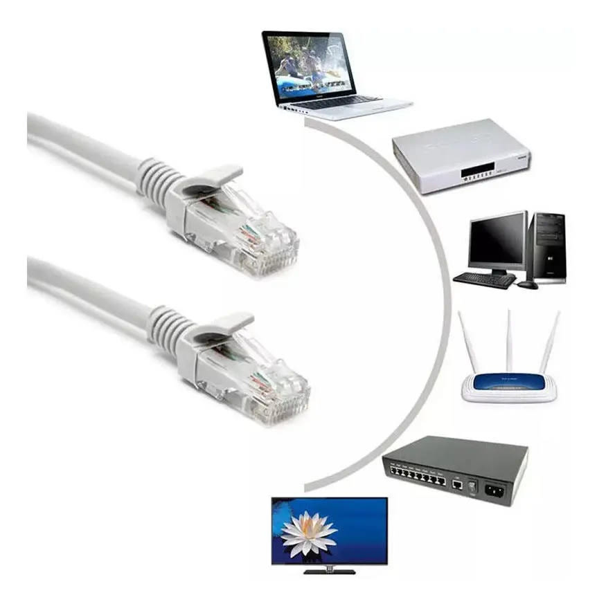 Cable De Red Cat 6 100 Metros Patch Cord Rj45 UTP Uso Externo2