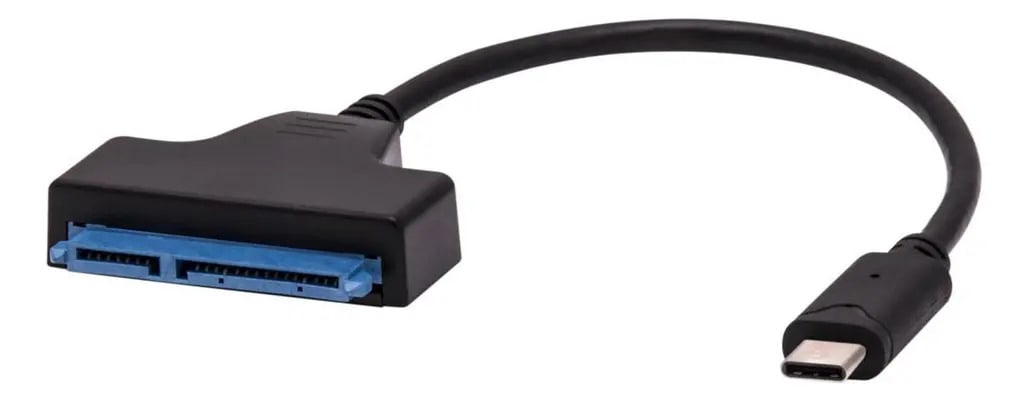Cable Adaptador Sata Usb 3.0 Tipo C 30Cm Negro 0