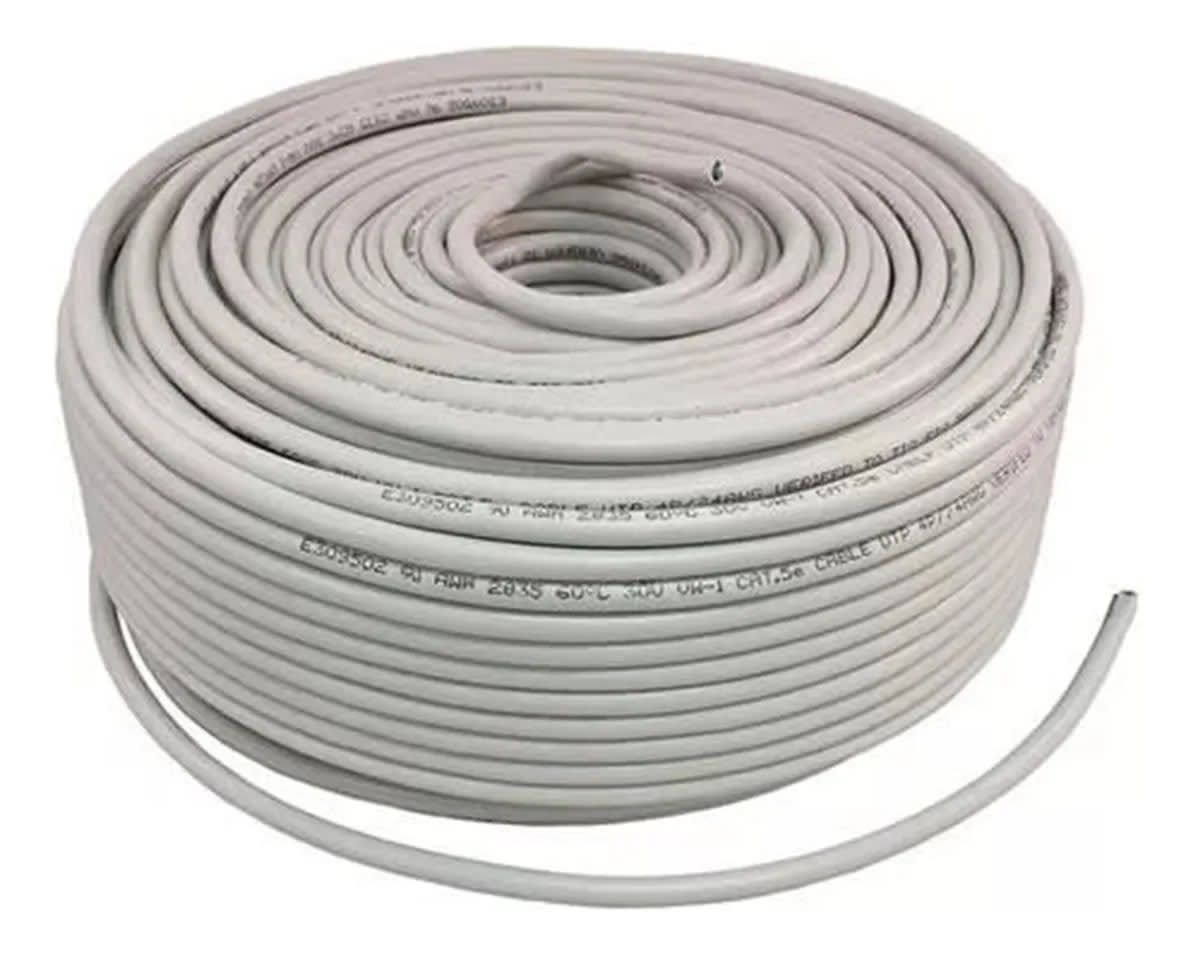 Cable Red Utp Interior 100m 4 Pares Cat5e 0.5mm Cctv3
