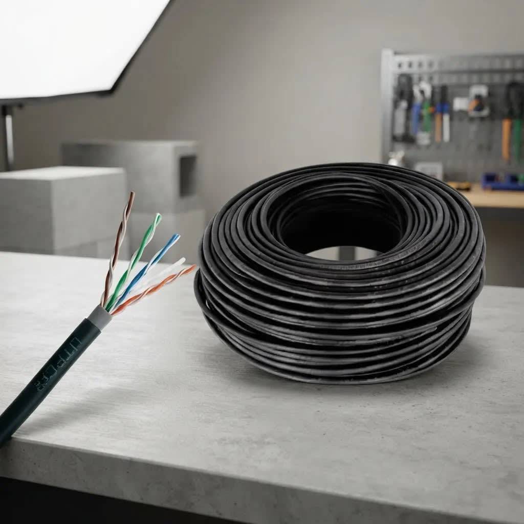Cable de Red Cat 6 200 Metros Caja Bobina 200 Metros Exterior3