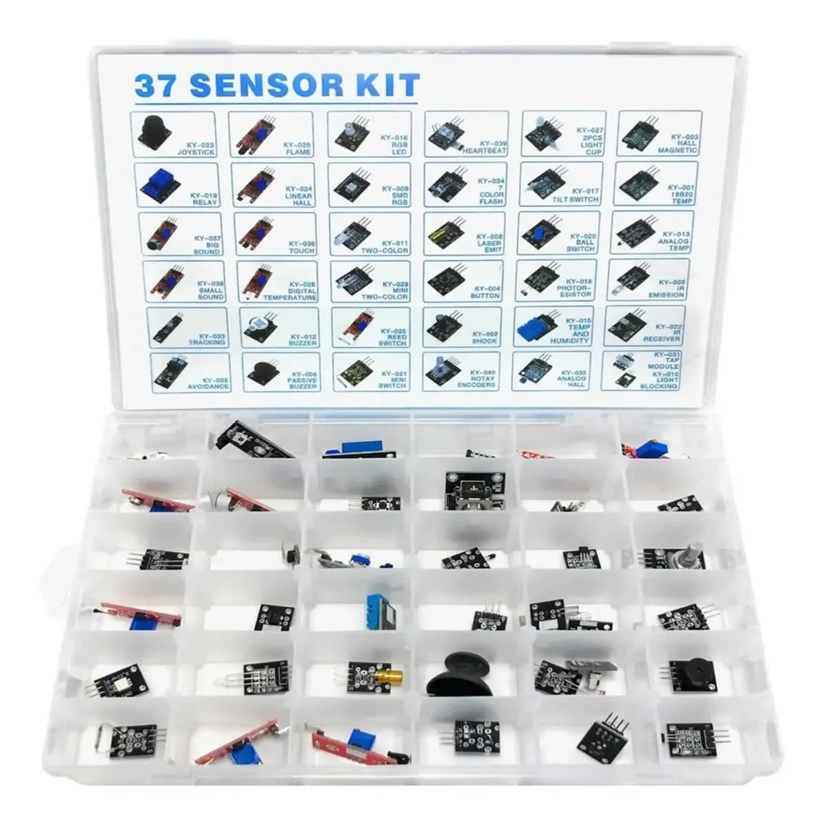 Kit 37 Sensores Arduino, Pic, Raspberry 37 en 1 0