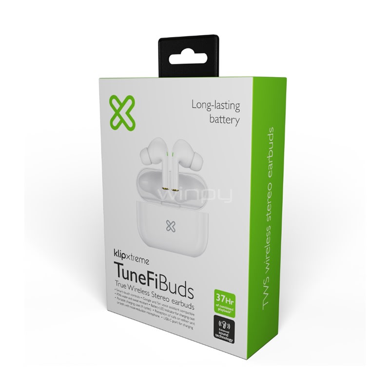 AUDÍFONOS INALÁMBRICOS KLIPX KTE-050 BLUETOOTH 5.1CUNACARGA MIC TOUCH USB 0