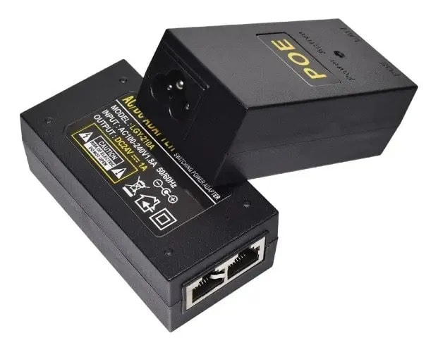 Inyector Poe 24v 1a - 24w + Cable Trébol2