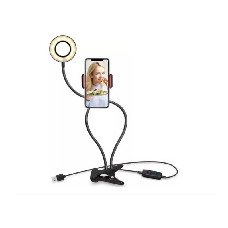 Kit 2 en 1 Aro Luz Fotografia Led Selfie Con Soporte2