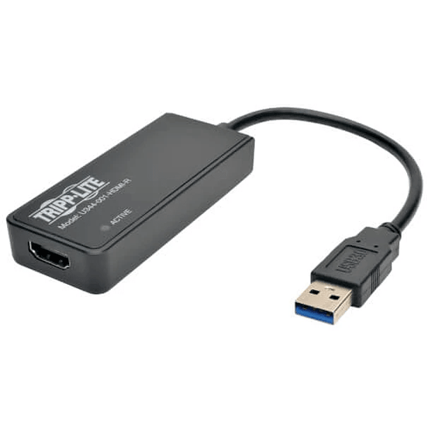 ADAPTADOR DE TARJETA GRAFICA EXTERNA TRIPP LITE USB 3.0 SUPERSPEED A MONITOR HDMI DOBLE SDRAM 512 2