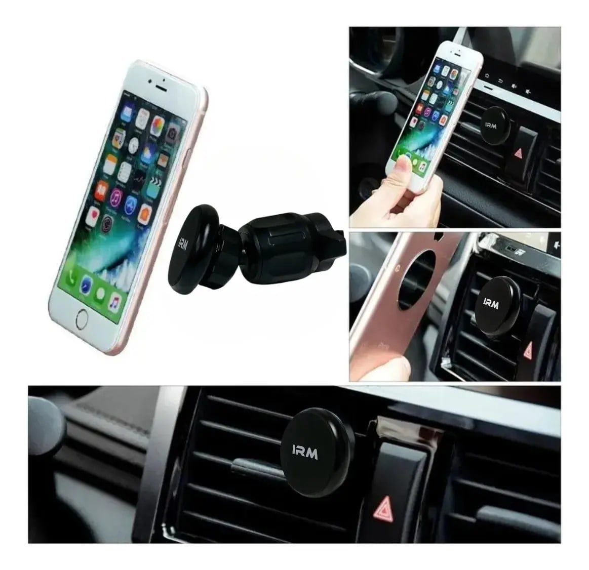 Soporte De Celular Para Auto Ajustable Con Iman Irm 126964