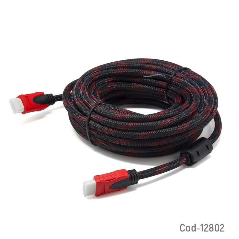 Cable HDMI Doble Filtro Trenzado 10m 0