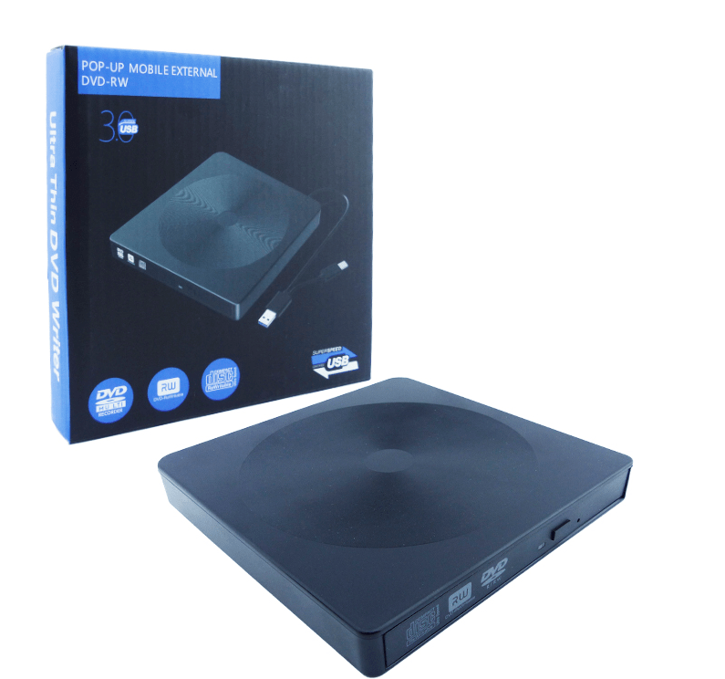 LECTOR Y GRABADOR DE DVD EXTERNO USB 3.0 - USB TIPO-C 5GBPS2