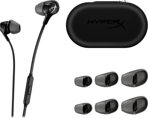 AUDIFONOS  HYPERX ClOUD EARBUDS II 3.5MM NEGRO4