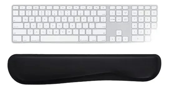Reposa Muñeca Teclado Alfombrilla Negro Negro3