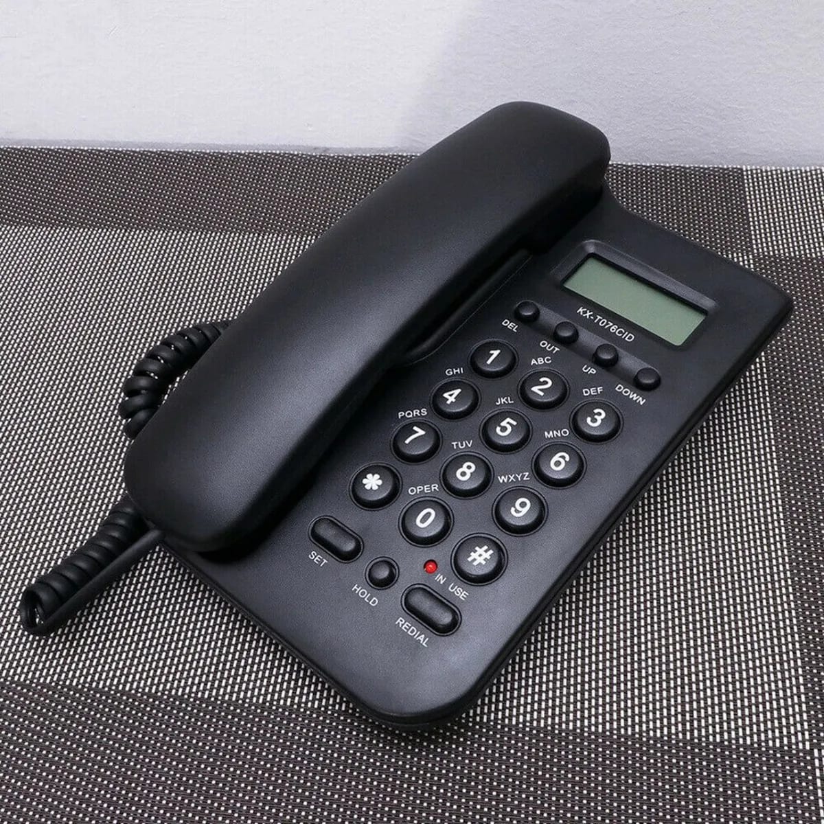 Telefono Fijo Escritorio Alambrico Pantalla Lcd Kx-t076cid2