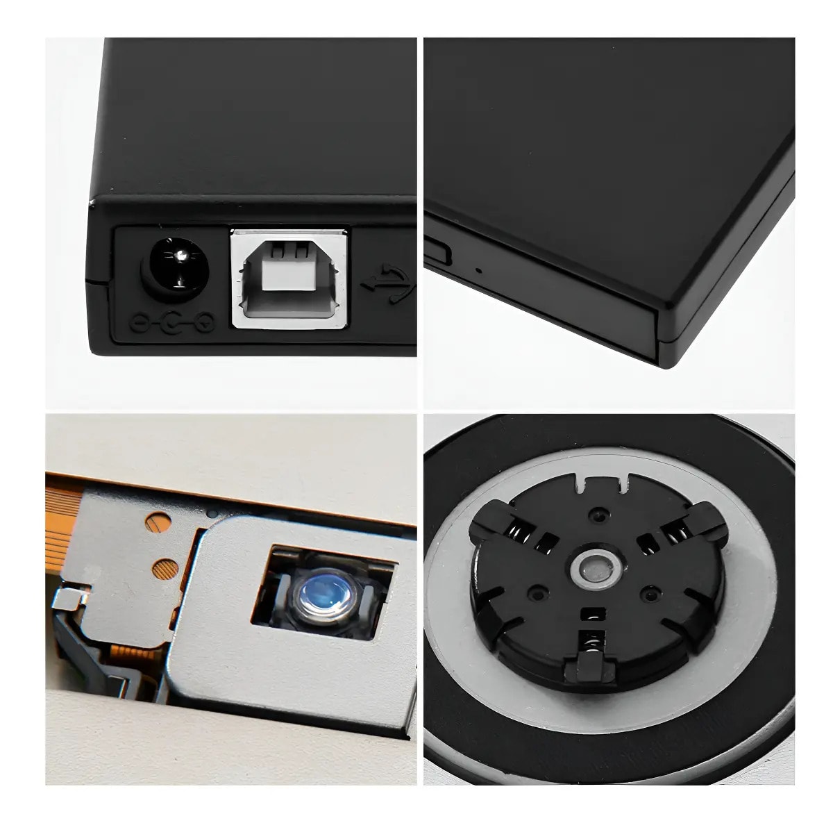 Lector Y Grabador De Dvd Externo Usb 2.0 QC Pass5