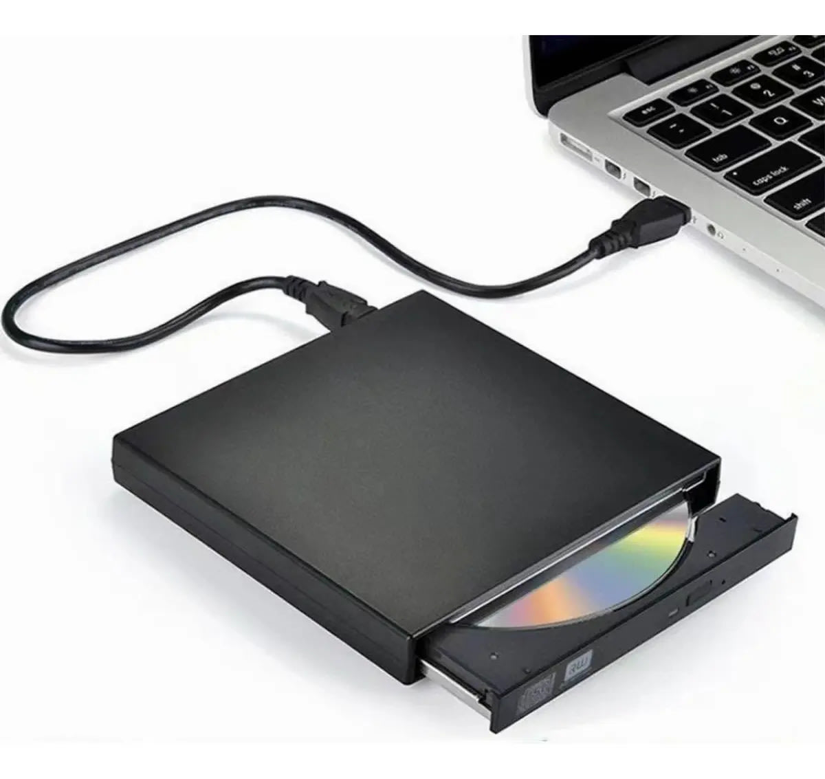 Lector Y Grabador De Dvd Externo Usb 2.0 QC Pass 0