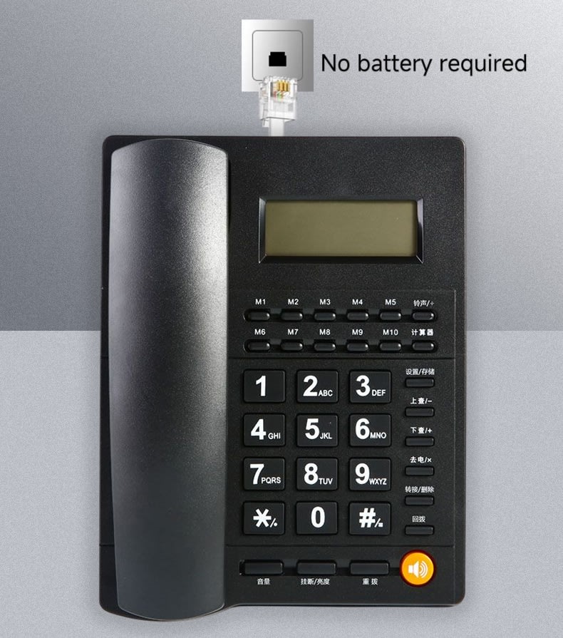 Teléfono De Escritorio Kt-t2019cid Con Pantalla Identificación2