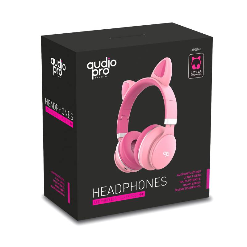 AUDÍFONOS BLUETOOTH AUDIOPRO GATO MICRO SD JACK 3.5 AP020493
