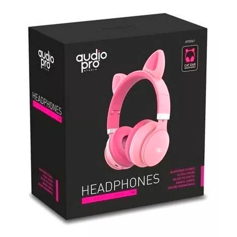 AUDÍFONOS BLUETOOTH AUDIOPRO GATO MICRO SD JACK 3.5 AP020495