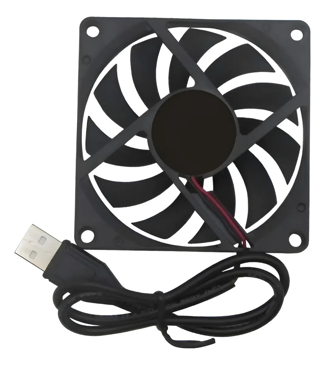 Ventilador Fan Cooler Usb Pc 8x8 5v Cable 100cm 0